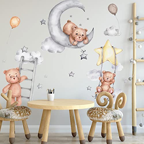 Vinilo Decorativo Infantil con Oso de Dibujos Animados miniatura 6