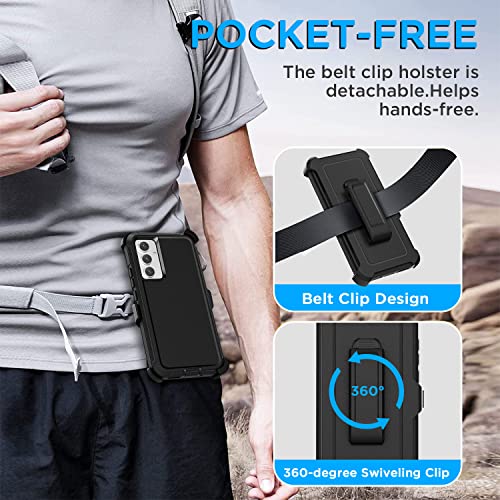 Aicase For Samsung Galaxy A54 5G Phone Case With Belt-Clip Holster, Heavy Duty Rugged Protective Shockproof Drop Tough Durable Cell Phone Cover #TOP2