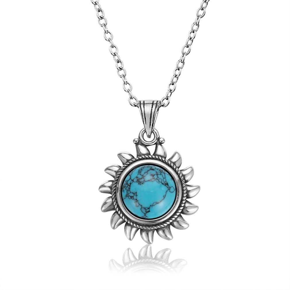 Mondstein Labradorit 925 Schmuck Anhänger Halsketten Sonnenform Damen Anhänger edler Schmuck Hergestellt in China