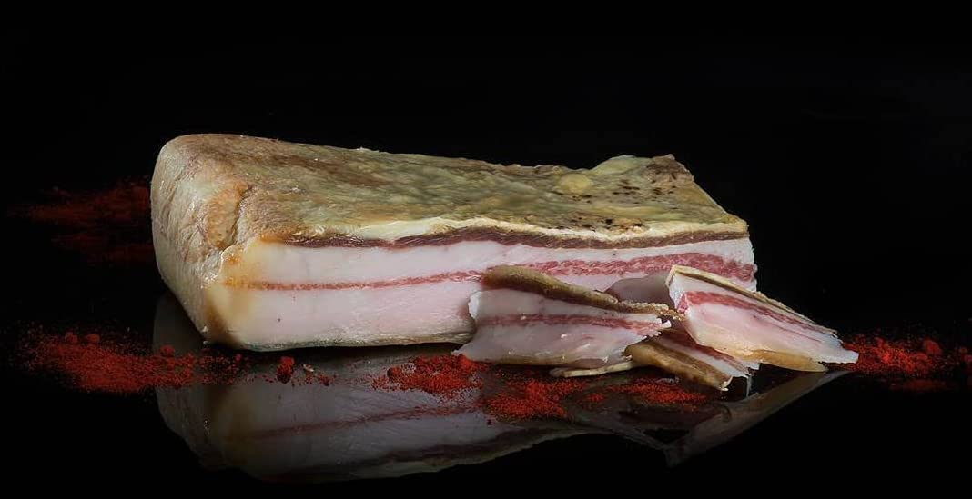 Panceta Curada Ibérica de Bellota – Pack de 2 Piezas 270g, Sabor Intenso y Jugoso