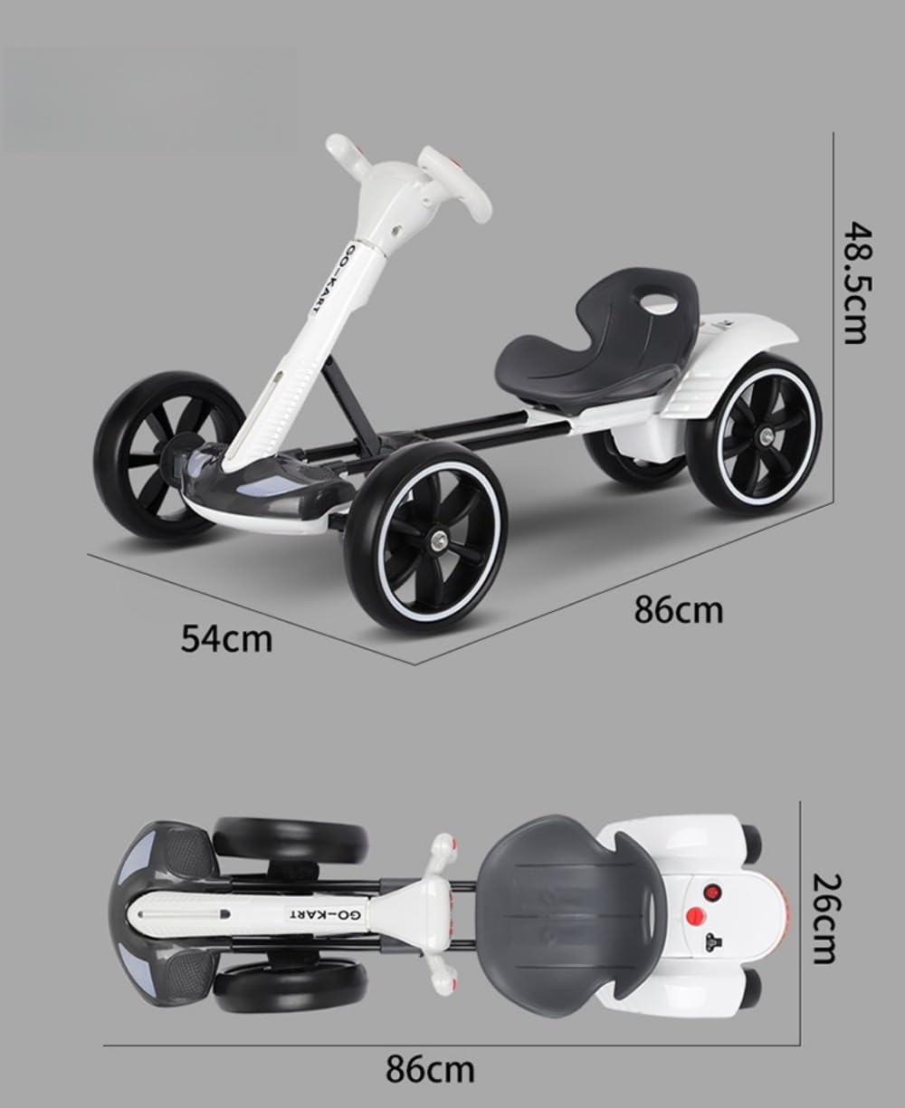 Amazon.co.jp: Giawkca折りたたみ式電動ベビーカー4輪3～8歳向け軽量
