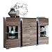 Produktbild Stella Trading Spot Kommode, Highboard, inkl. LED-Beleuchtung, Holz, braun, (B/H/T) 170 x 126 x 43 cm