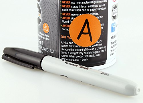 Chromalabel 1 Inch Round Label Permanent Color Code Dot Stickers, 1000 Labels Per Dispenser Box, Orange #TOP3