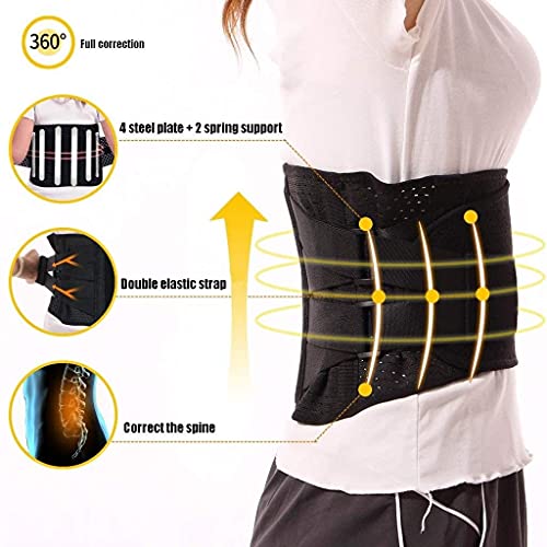 Faja lumbar transpirable talla mediana para soporte y alivio miniatura 3