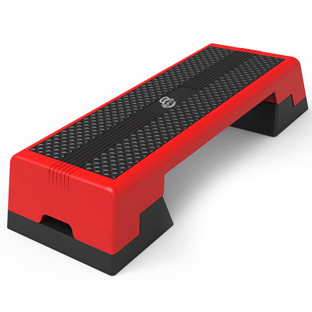 B Fit Multipurpose Commercial Aerobic Strength Training Workout Stepper for Cardio Workout with 3 Height Level Adjustments, Anti- Skid Rubber pad on Legs & Anti Slip - Resistant Platform-picture-27