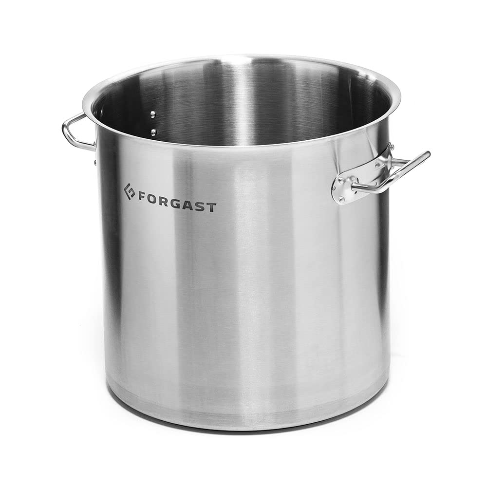 Hoch Edelstahl Kochtopf | 9L Liter | ⌀25cm | Topf | Induktion, Gasherd, Elektro | Spülmaschinengeeignet | Induktionsgeeignet | Edelstahlkochtopf