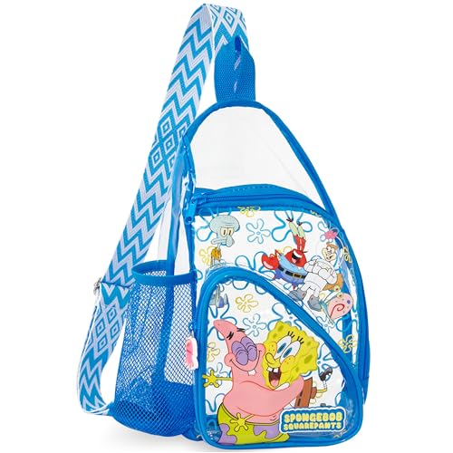 Get Trend SpongeBob SquarePants Boys Transparent Clear Crossbody Bag
