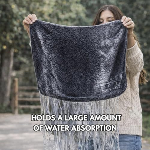Image of Microfiber Cloth 600 GSM 40 X 40 cms - 1 pcs for Car, Bike Cleaning and Detailing & Home Cleaning, Double Sided, Super Absorbent & Lint Free (Grey /Yellow) OR (Grey /Blue)