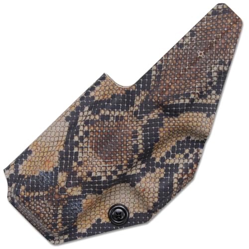 Image of KYDEX Thermoform Sheet - (P1 Texture) - (Infused Print) - (8in x 12in) - (Snake Skin - Realistic v1) - (1 Sheet) - (for Holster Making & Hobby) - (USA Made)