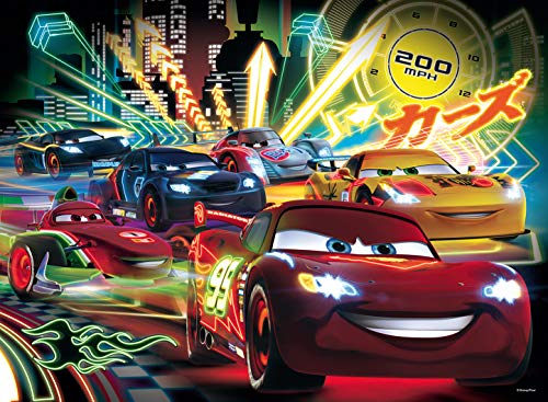Ravensburger Kinderpuzzle - 10520 Cars Neon - Disney Cars-Puzzle für Kinder ab 6 Jahren, mit 100 Teilen im XXL-Format, Yellow – Bild 7