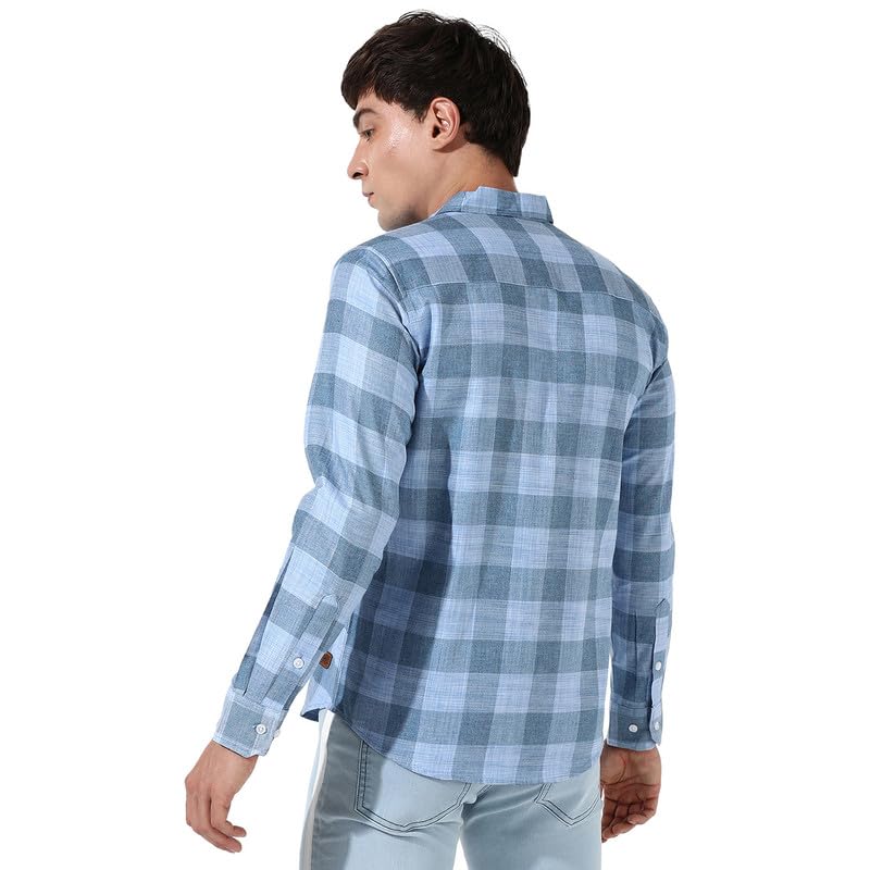 Image of CAHOOT Men's Shirt for Casual Wear | Spread Collar | Short Sleeve | Regular Fit | Button Closure | Shirt Crafted with Comfort Fit for Casual Wear