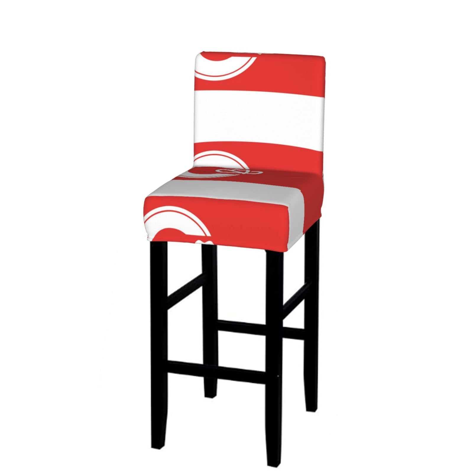 CNTDBU Calgary Flag Bar Stool Cover-Stretchy Chair Slipcover for Kitchen