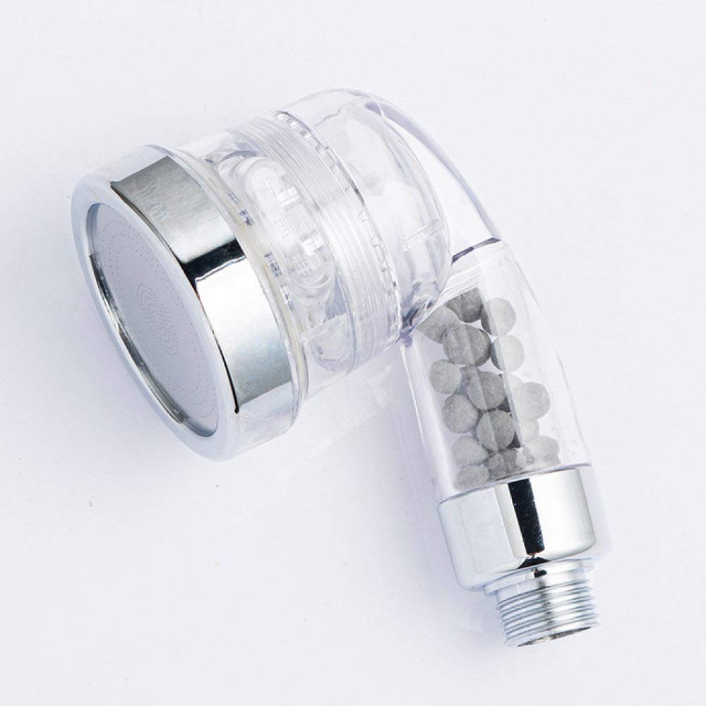 Handheld Shower Head Water Saving Rainfall Bathroom Shower Head 3 Filters for Hairspring Bathroom Accessories,3 Function,Crystal
