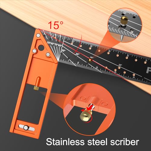 Preciva MR03202N 12 Inch Woodworking Square Ruler thumb #5