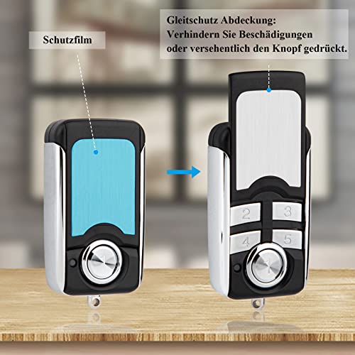 868MHz Garagentoröffner Fernbedienung kompatibel mit Hörmann Handsender HSE1 HSE2 HSE4 868 BS Handheld Transmitter HS1 HS4 HS5 HSS4 HSP4 HSD2 868 BS 2 Stück - Image 7
