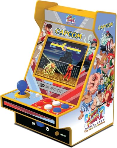 My Arcade Super Street Fighter II Nano Player Arcade retro portátil (2 juegos en 1)