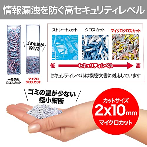 GBC デスクトップマイクロカットシュレッダA3405M GSHA3405M-2W の商品画像 4