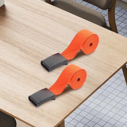 GALPADA 2pcs Men Adjustable Webbing Belt Casual Heavy Duty Waist Belt for Hiking Work and Outdoor Activities Breathable Versatile Design4