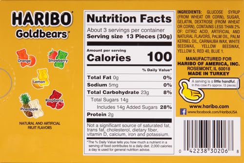 Miniatura 3 de Haribo of America Goldbears - Caja de teatro de 3.4 onzas, paquete de 1