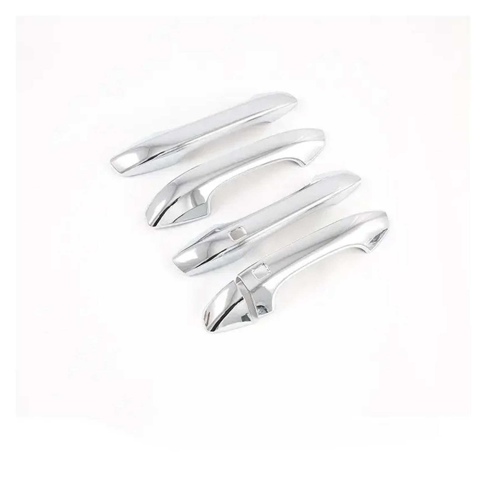 Sauanmnktp Silver Exterior Door Handle For Car For Kia K5 For Optima 2021 2022 2023 Car Carbon Fiber Exterior Door Handle Moulding Cover Trim(Silver)