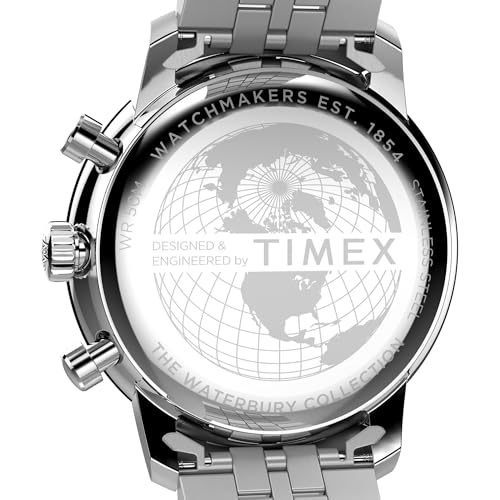 Image of TIMEX Waterbury Metropolitan Analog Watch for Men with Round Dial & Water Resistant Man's Wrist Watches