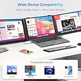 Blackview DCM6 14" Triple Laptop Screen, 0.17" Ultra-Thin, 1080P FHD Portable Monitor Eye protection, Travel for 13-17.3'' Laptop, Plug Play Compatible with Windows/Mac/Chrome OS - Image 9