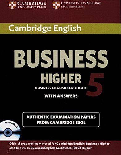 Cambridge BEC / Higher Student's Book Pack 5 (Student's Book with answers and Audio CD)