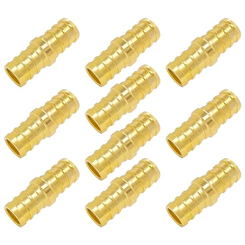 Hooshing 10PCS 1/2 Inch Straight Coupling PEX Fitting Soild ...