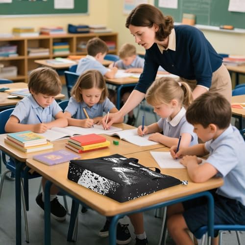 Bolsa de mano para libros con diseño de fútbol americano ideal para la playa y escuela 2