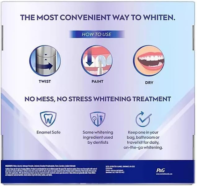 Image of Crest 3DWhite Enamel Safe Teeth Whitening Pens, 0.13 fl. oz., 3 pk.