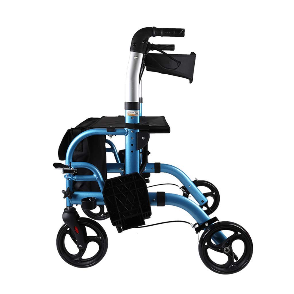 歩行器 大きな車輪 調整可能ハンドル Amazon.co.jp: 車輪とシート付きの高齢者用歩行器 調節可能な