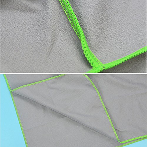 ele ELEOPTION Bade Poncho Microfiber Tauchmantel schnell trocknenden Mantel für Schwimmen Surfing Strand Neoprenanzug (Grau)