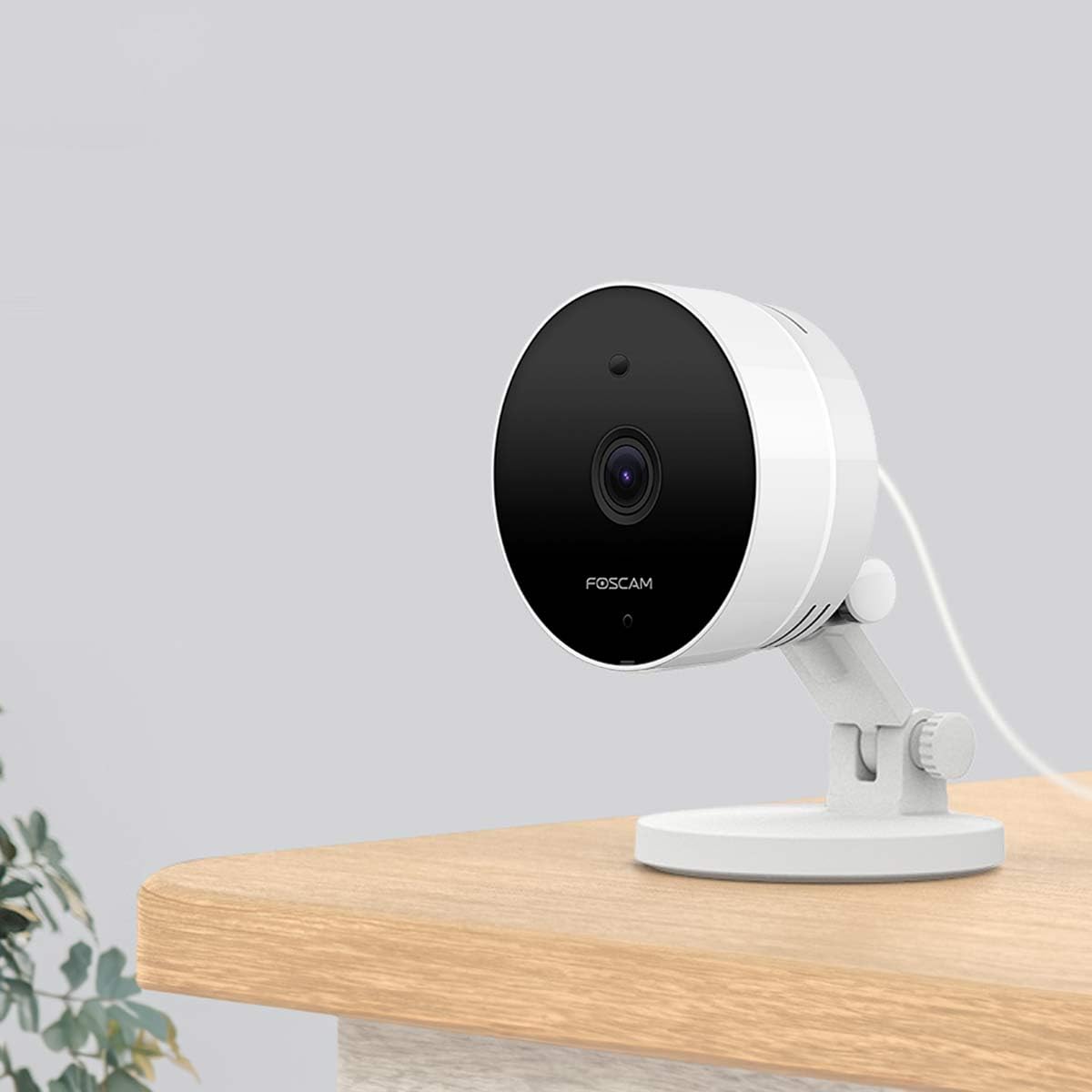Foscam C5M 3K 5MP Dual Band Telecamera di sorveglianza WLAN con visione notturna fino a 8 metri, audio bidirezionale, rilevamento rumore e movimento, compressione video H.264+/H.264