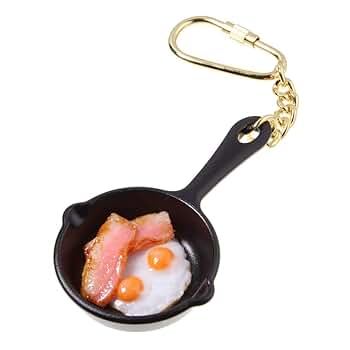 Amazon.co.jp: 食品サンプル屋さんのキーホルダー（スキレット
