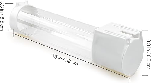 Miniatura 3 de Dispensador de vasos, enfriador de agua, soporte para tazas de 5 a 7 onzas, cono o fondo plano, montaje en pared de placa de pasta o tornillo,