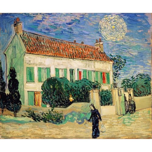 Van Gogh Maison blanche la nuit impression giclée décoration murale