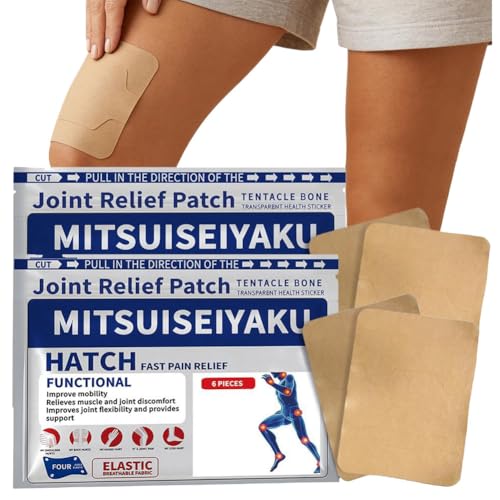 Lot de 12 patchs articulaires – Patchs pour genoux pour soulagement de la douleur, patchs de confort pour épaules et articulations, adaptés pour genou,...