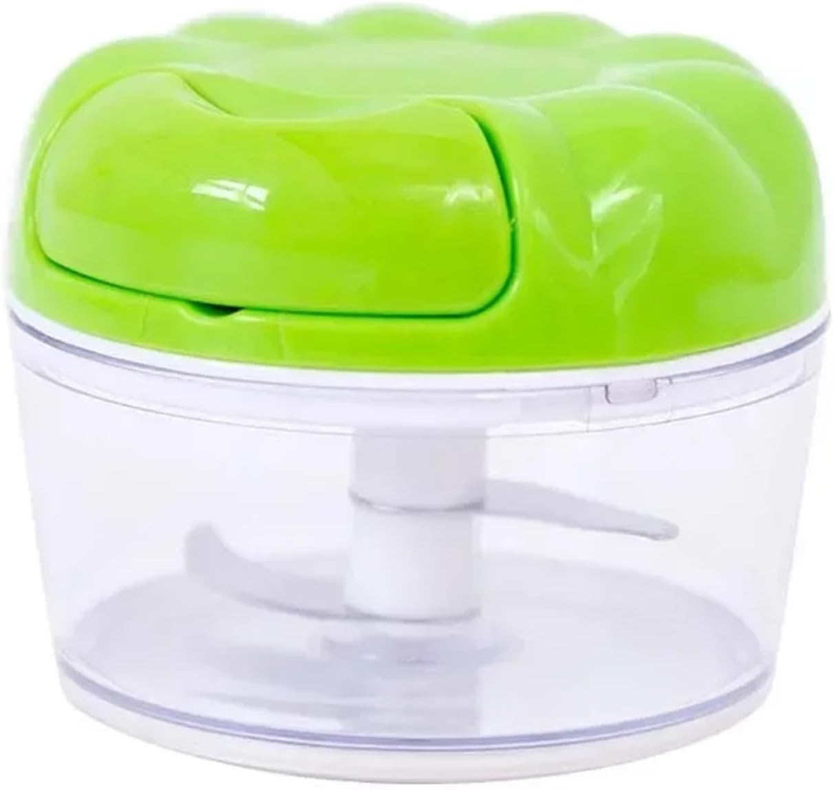 Household Manual Garlic Puller Garlic Manual Crusher Garlic Press Meat Grinder Kitchen Fruit Vegetable Tool Dumpling Gadget(Green)