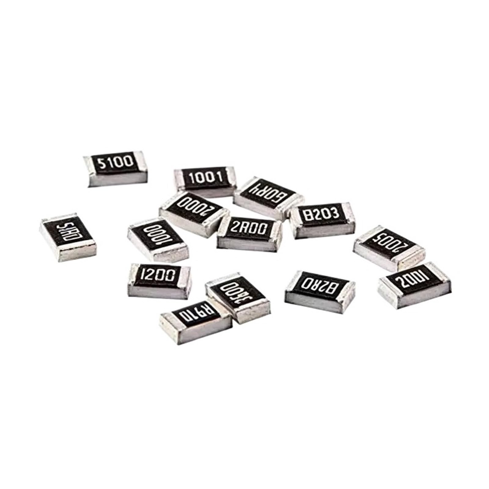 RISWEKFW 100Pcs 1% 0805 0R SMD Chip Fixed resistor 0.1 0.12 0.15 0.2 0.22 0.33 0.3 10 15 22 33 47 120 150 ohm 1K 3.3 4.7 100 2.2 5.1M(270 Ohm)