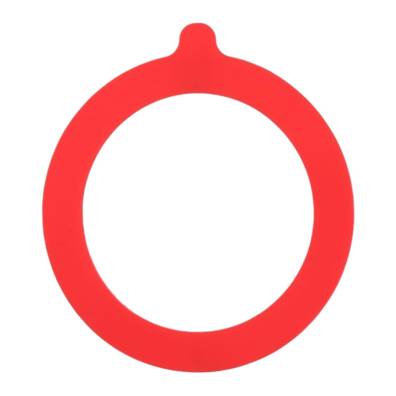 Hzomif Glass Jar Silicone Seal Rings 30pcs Leakproof Storage Canning Accessories Rubber Sealings Jars Gaskets Silicone Seals Jar Gaskets Rubber Seals Rings(Red)