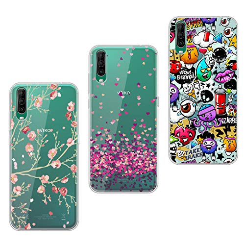 LJSM Cover per Wiko View 4 Lite (6.52) [3 Pezzi]