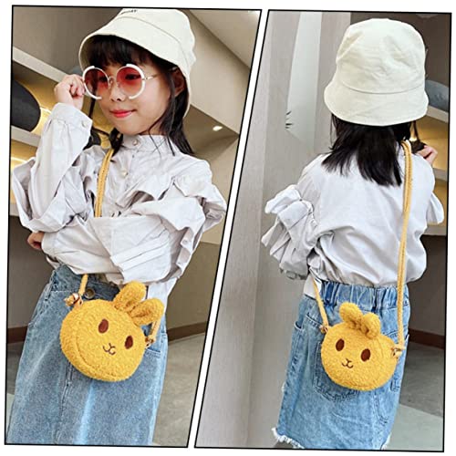 Cute Cartoon Rabbit Kids Coin Purse Adorable Animal Storage Pouch for Girls Lightweight Single Shoulder Bag for Toddlers and Young Children4