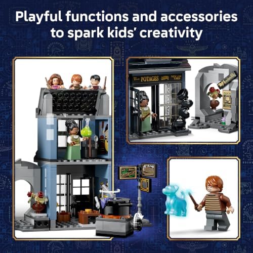 LEGO Harry Potter Knockturn Alley Wizarding Shops 76471 — view 3