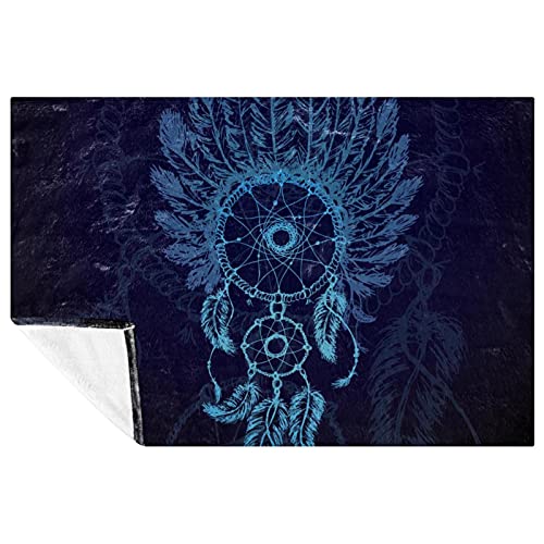 Couverture attrape-rêves 150x100 cm douce et chaude pour lit et canapé