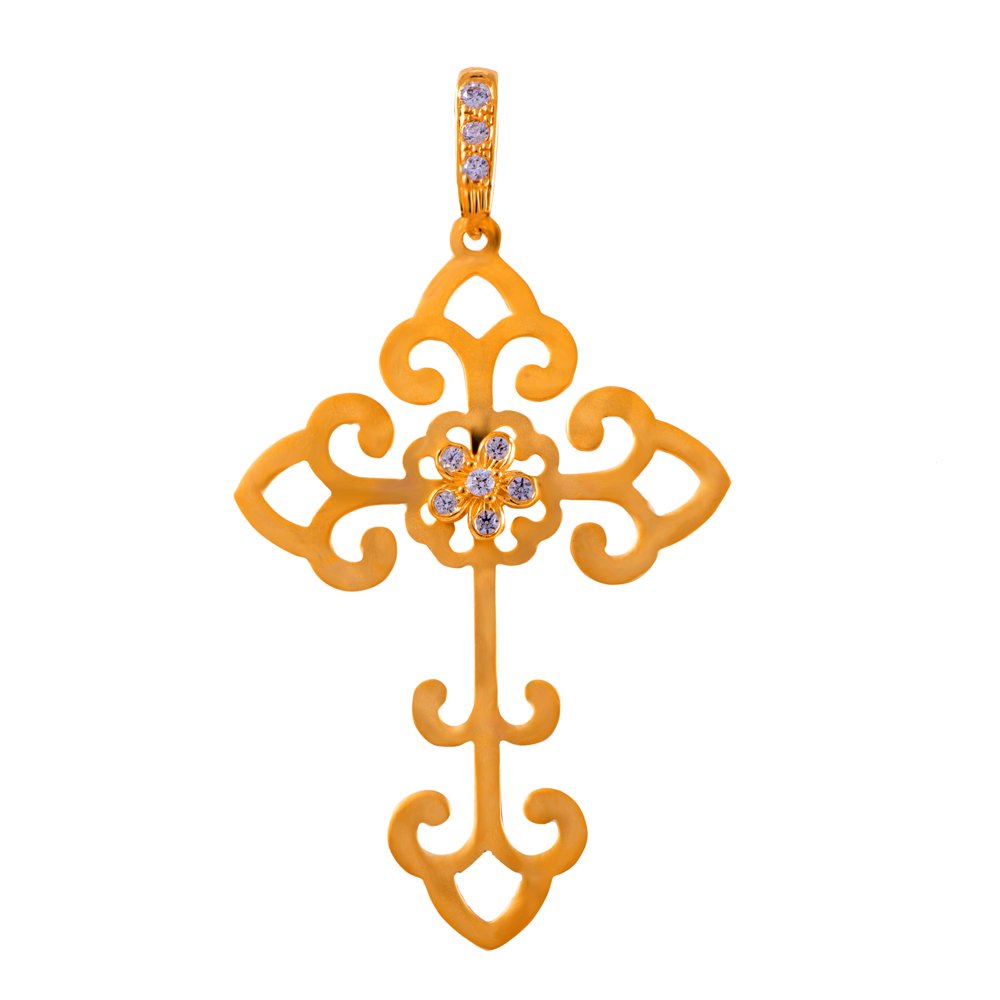 joyalukkas Impress Collection 22k Yellow Gold Pendant-picture-2