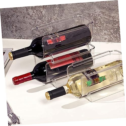 Organizador para botellas de vino, 4 piezas miniatura 2