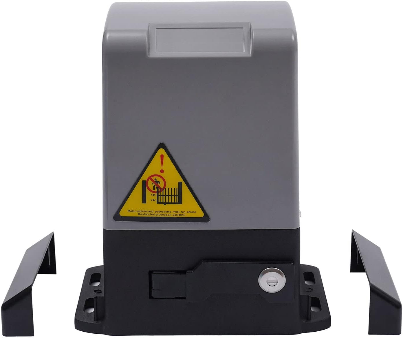 Automatic Sliding Gate Opener, 550W 1200KG Electric Sliding Gate Opener Door Operator with Remote Control 1400Rpm Motorized Sliding Gate Operator for Courtyard Door, Villa Gate