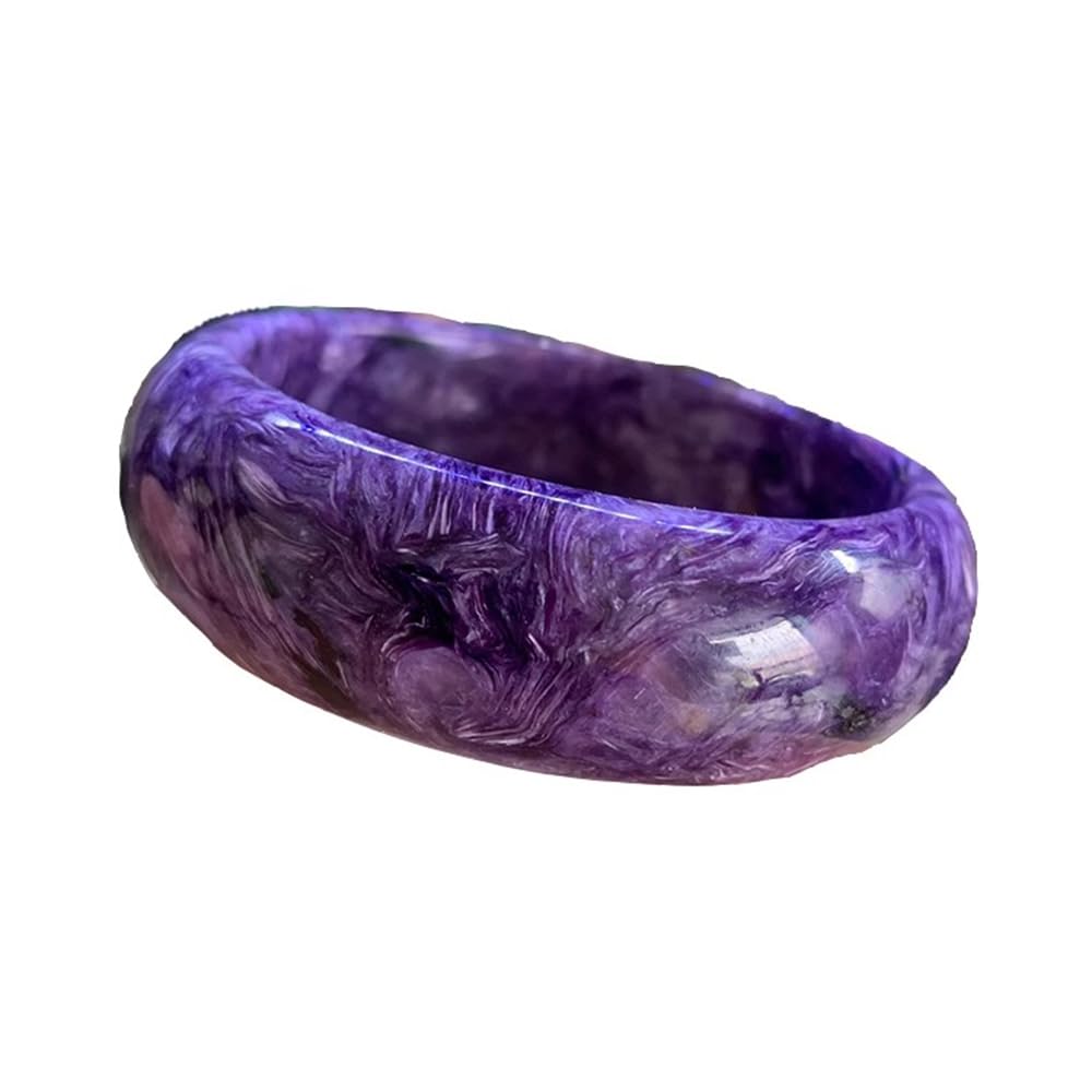 Jgyiangbq Women's One Color Bracelets,Bracelets For ,Feng Shui Purple Jade Bangle For Genuine With Dragon Pattern Fashionable And Auspicious Fit 58-62Mm