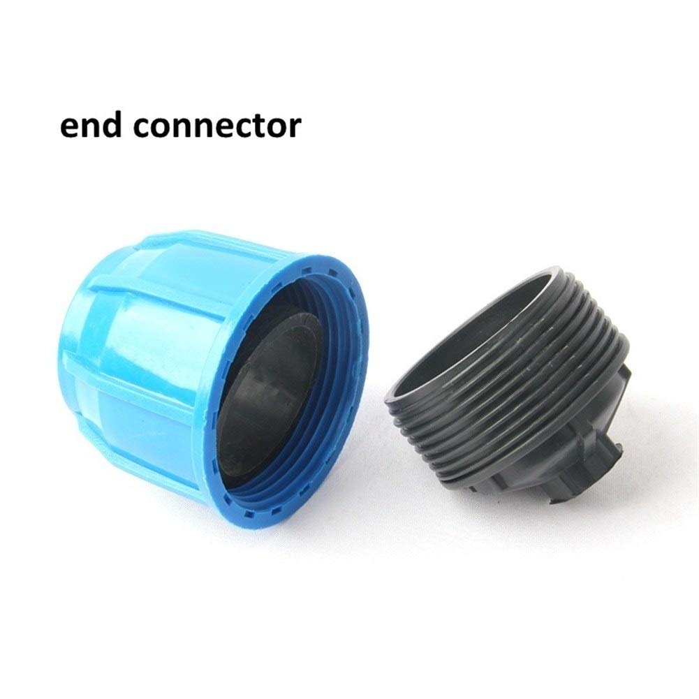 Strumenti di riparazione di tubi Plastic ID 63 millimetri 2 pollici connettore rapido for PVC PPR tubo di riparazione Acqua tubo PE Farm adattatore del tubo congiunto giardino (Color : Straight conne