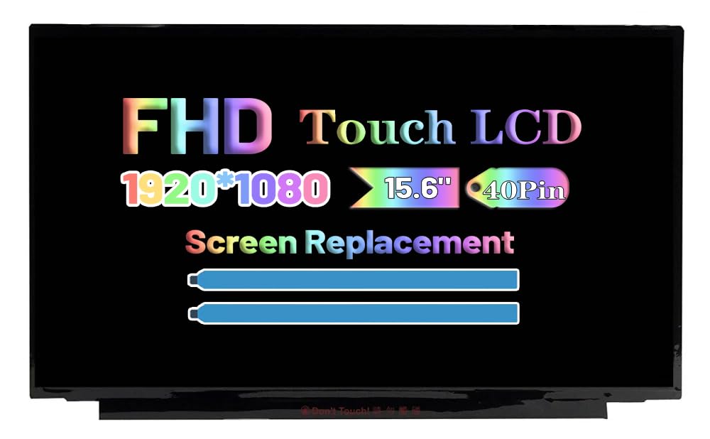 15.6" Touch Screen Replacement for HP Pavilion 15-CS 15-CS3073CL 15-CS3075CL 15-CS3153CL Laptop Computer LCD LED Display Panel (FHD 1920 * 1080 40 Pins)
